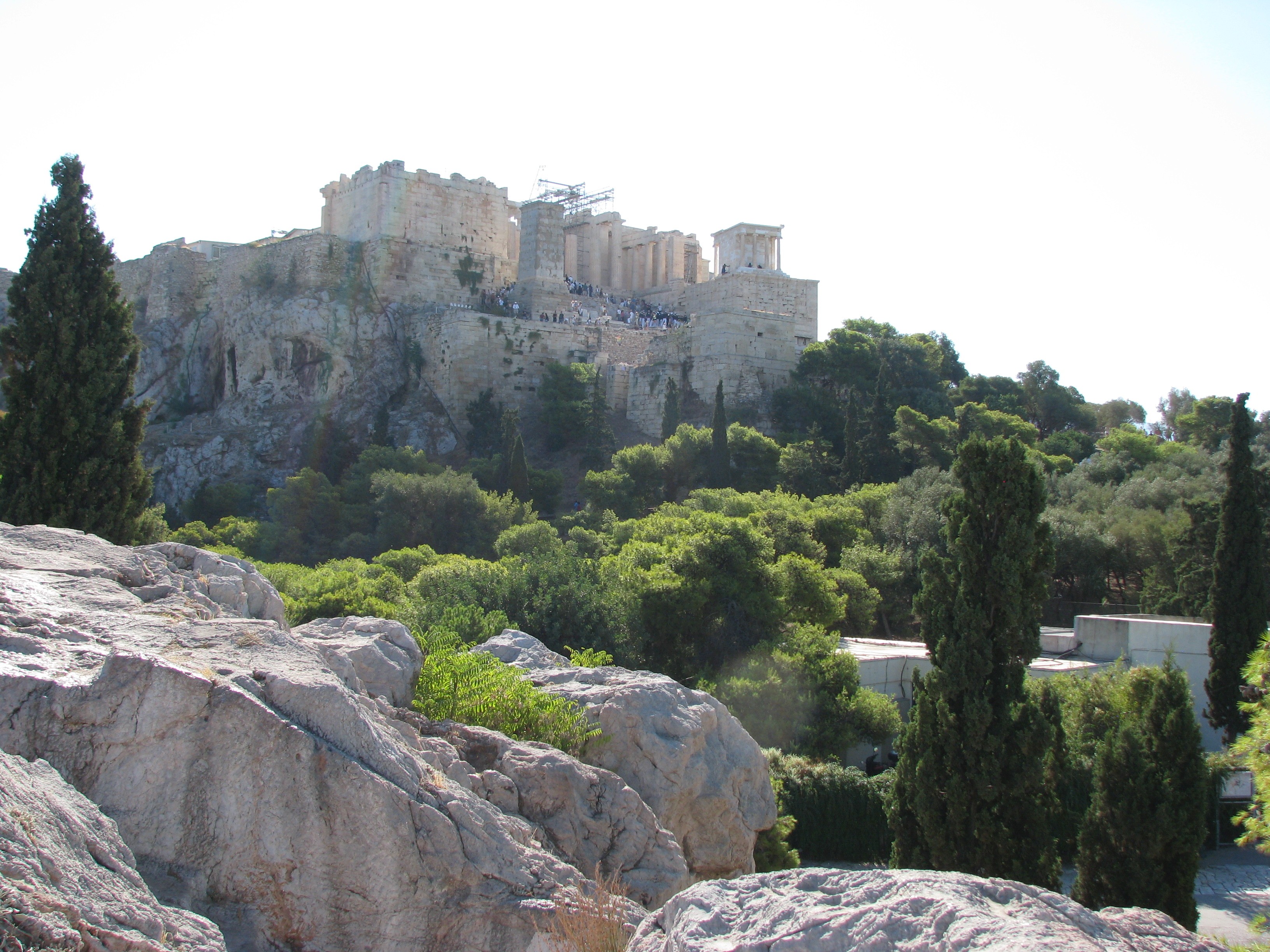 View of the Parthenon from Areopagus