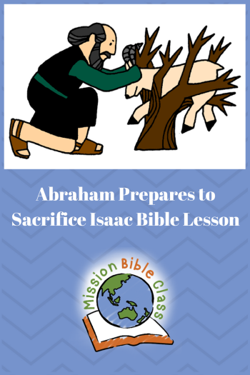 Abraham Prepares to Sacrifice Isaac Pin