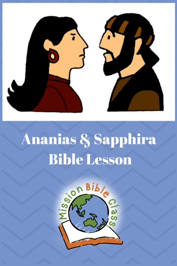 Ananias and Sapphira Pin