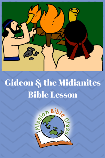 Gideon and the Midianites Pin