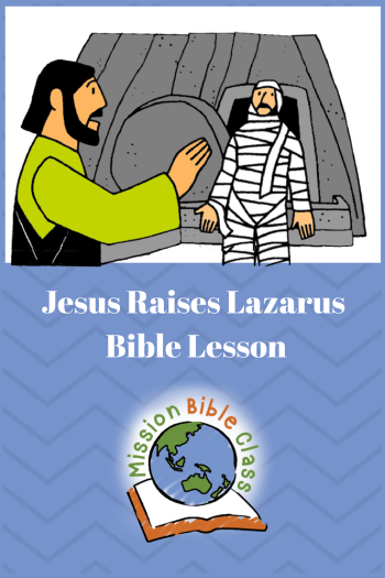 Jesus Raises Lazarus Pin